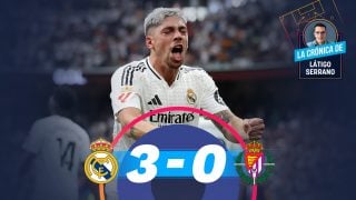 El Real Madrid ganó 3-0 al Valladolid.