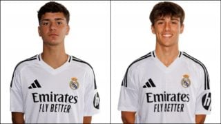 Hugo de Llanos y Pol Fortuny. (Realmadrid.com)