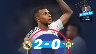 El Real Madrid venció 2-0 al Betis con doblete de Mbappé.