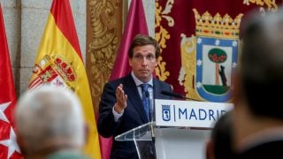 José Luis Martínez Almeida, alcalde de Madrid, durante un acto. (Europa Press)