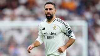 Dani Carvajal, esta temporada con el Real Madrid. (Getty)