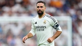 Carvajal esta temporada con el Real Madrid. (Getty)