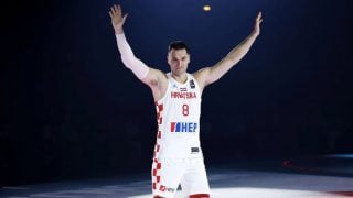 Hezonja en el partido de homenaje a Petrovic. (Real Madrid)