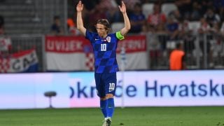 Luka Modric en el Croacia-Polonia. (EFE)