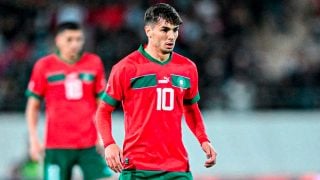 Brahim Díaz, con Marruecos. (Real Madrid)