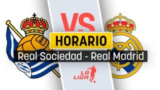 Horario Real Sociedad – Real Madrid: dónde ver y a qué hora es el partido de la Liga EA Sports online y por TV.