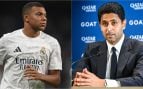 Kylian Mbappé, Nasser Al Khelaifi, PSG