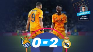 El Real Madrid se impuso 2-0 a la Real Sociedad.