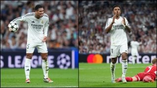 Bellingham y Rodrygo. (Getty)