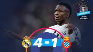 El Real Madrid venció 4-1 al Espanyol.