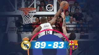 El Real Madrid ganó al Barcelona en la semifinal de la Supercopa Endesa.