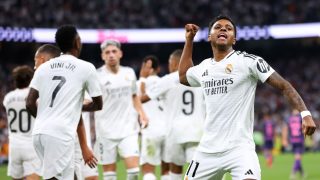 El Real Madrid celebra un gol. (Getty)