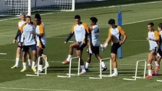 Bellingham, durante un entrenamiento.