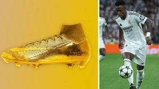 Nike fabricará unas botas doradas para Vinicius. (Footyheadlines y EFE)