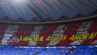 Los aficionados del Atlético de Madrid, en un partido del Metropolitano. (Getty)