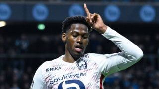 Jonathan David celebra uno de sus goles ante el Le Havre. (LOSC Lille)