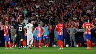 Derbi madrileño en el Metropolitano. (EFE)