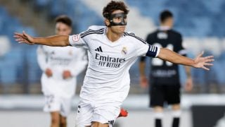 Gonzalo García tras marcar un gol con el Castilla. (Realmadrid.com)