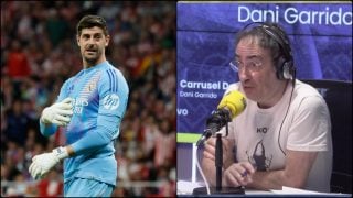 Iturralde González defiende a Courtois ante las acusaciones de Simeone.