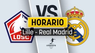 Horario Lille – Real Madrid: dónde ver por TV y a qué hora es el partido de la UEFA Champions League.