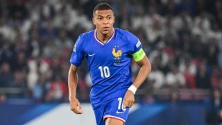 Kylian Mbappé durante un partido con Francia esta temporada. (Europa Press)