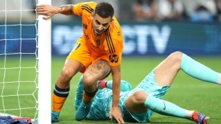 Ceballos durante un partido con el Real Madrid. (Getty)