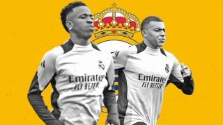 Viniicus y Mbappé en un entrenamiento.