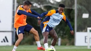 Lucas Vázquez y Vinicius. (RealMadrid)