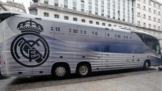 Nuevo autobús del Real Madrid.