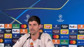 Courtois, en una rueda de prensa.