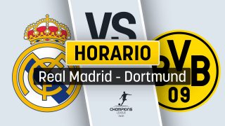 Horario Real Madrid – Borussia Dortmund: dónde ver el partido de la Champions League y a qué hora empieza.