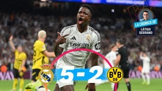 El Real Madrid remontó y ganó 5-2 al Borussia Dortmund.