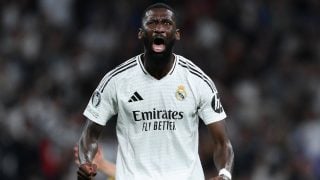 Rüdiger tras marcar en el Real Madrid – Dortmund. (Getty)