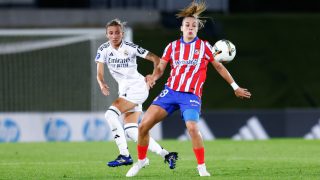 Sheila García, ante el Atlético de Madrid. (EP)