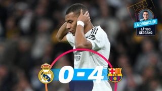 El Barcelona ganó 4-0 al Real Madrid en el Clásico.