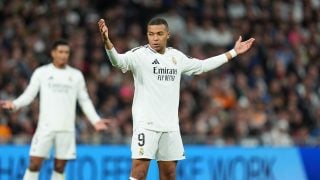 Kylian Mbappé, en el Clásico. (Getty)