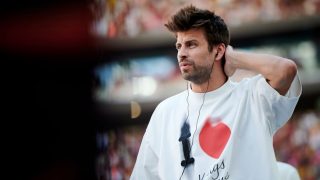 Gerard Piqué en la final de la Kings League en el Metropolitano