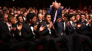 Rodri, durante la gala del Balón de Oro.