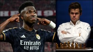 Magnus Carlsen muestra su apoyo a Vinicius.