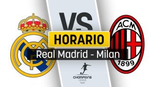 Horario Real Madrid – Milan: dónde ver por TV y a qué hora es el partido de la Champions League.