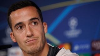 Lucas Vázquez en rueda de prensa. (EFE)