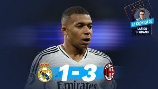 El Real Madrid cayó en casa ante el Milan.