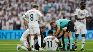 La lesión de Rodrygo. (Getty)