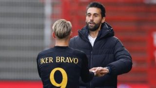 Iker Bravo y Álvaro Arbeloa. (Real Madrid)