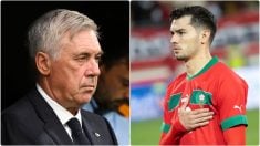 Carlo Ancelotti y Brahim, en imágenes de archivo. (Getty)