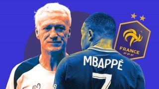 Deschamps y Mbappé.