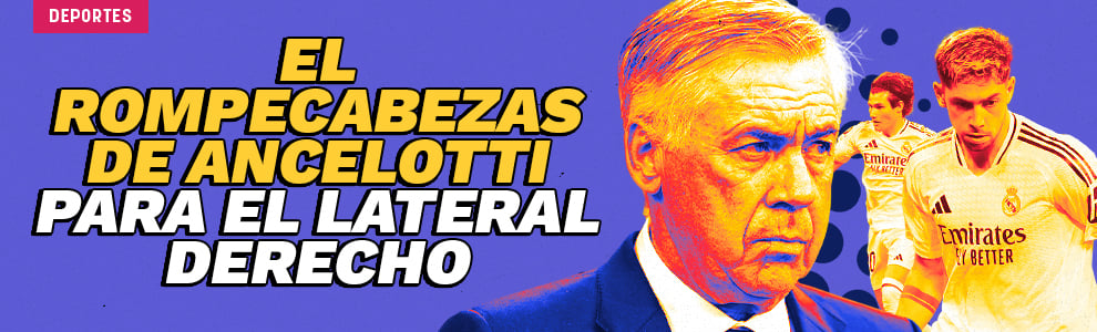 El rompecabezas de Ancelotti para el lateral derecho