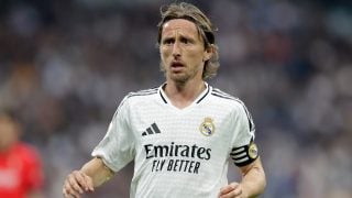 Luka Modric con el Real Madrid. (Getty)