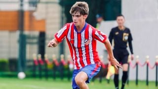 Luis Navarro, conocido como ‘Curro’, con el Atlético de Madrid. (@curroo.navarro)