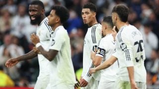 El Real Madrid celebra un gol contra el Getafe. (Getty)